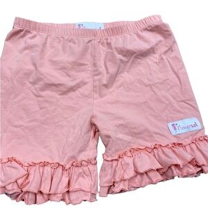 Flowersak little girls 12-14 set of pants and shorts ruffle hem